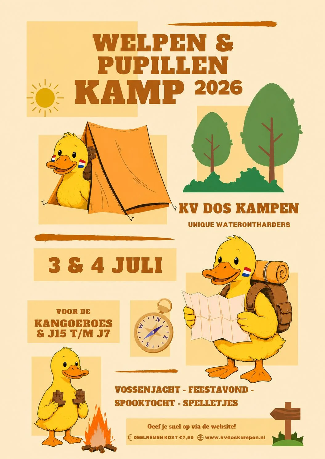 Flyer pupillenkamp 2026