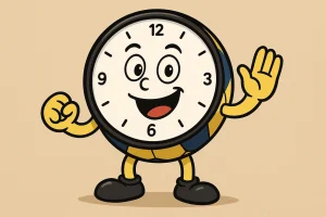 Afbeelding van een korbalklok